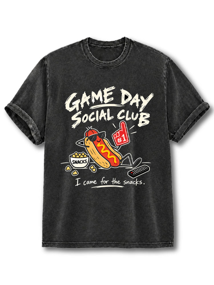 GAME DAY SOCIAL CLUB Washed T-Shirt