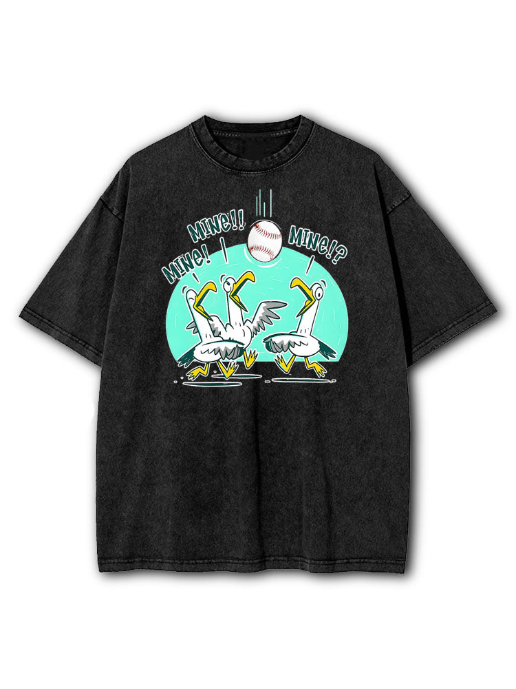 Mine Mine Mine Seagull Washed T-Shirt