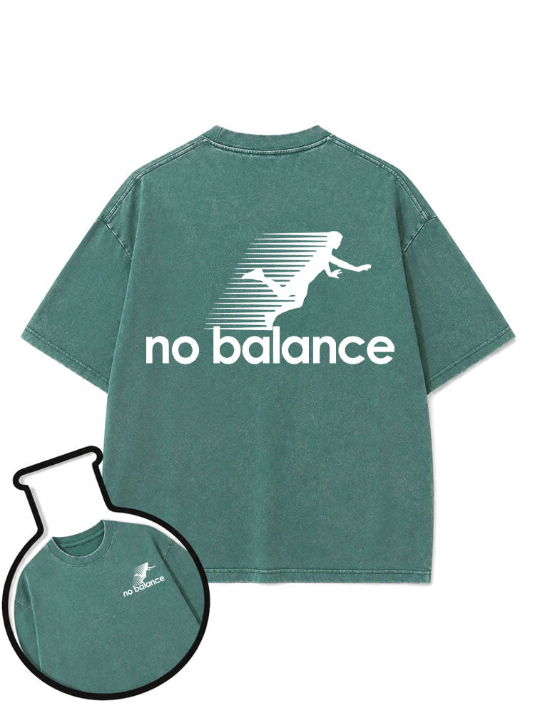no balance Washed T-Shirt