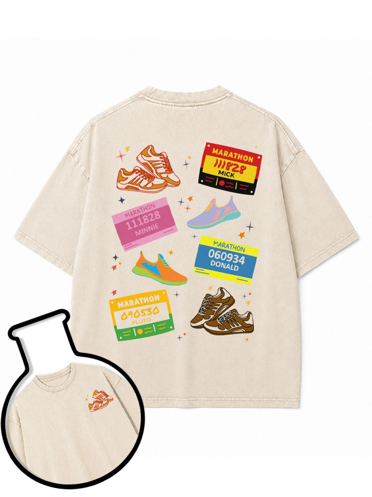 MARATHONER Washed T-Shirt