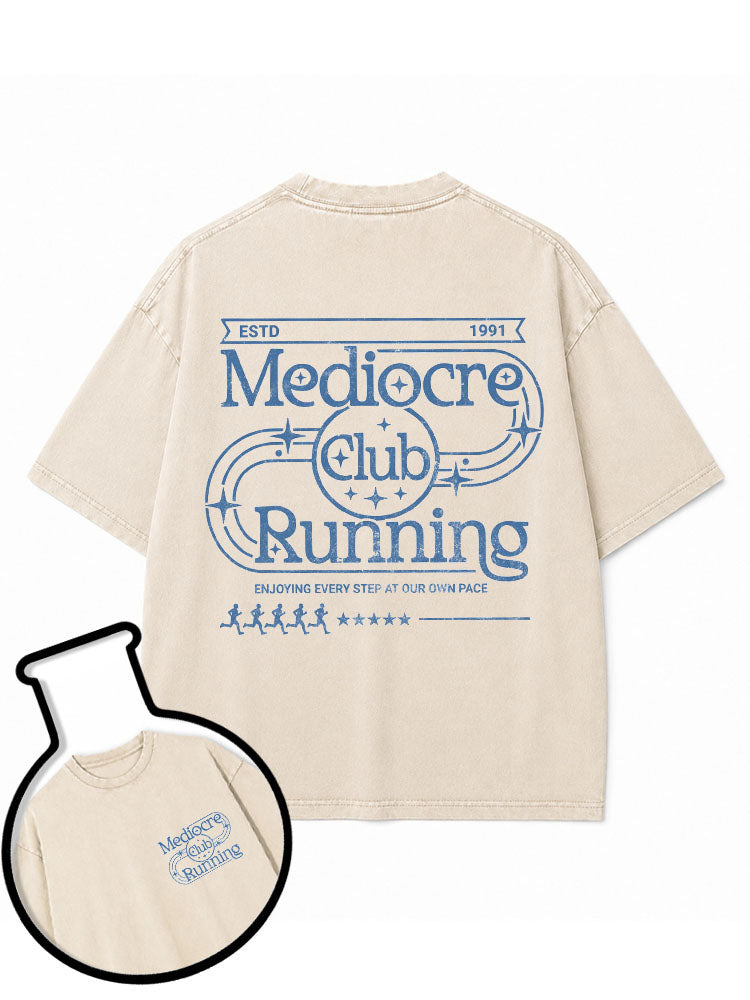 Mediocre Running Club Washed T-Shirt