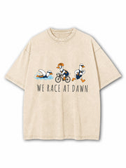 We Race at Dawn Washed T-Shirt
