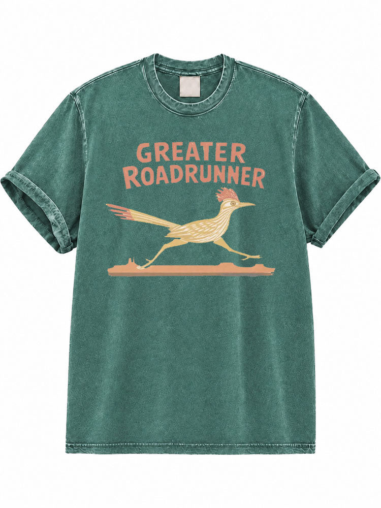 Greater Roadrunner Washed T-Shirt