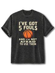 Hoops 5 Fouls Washed T-Shirt