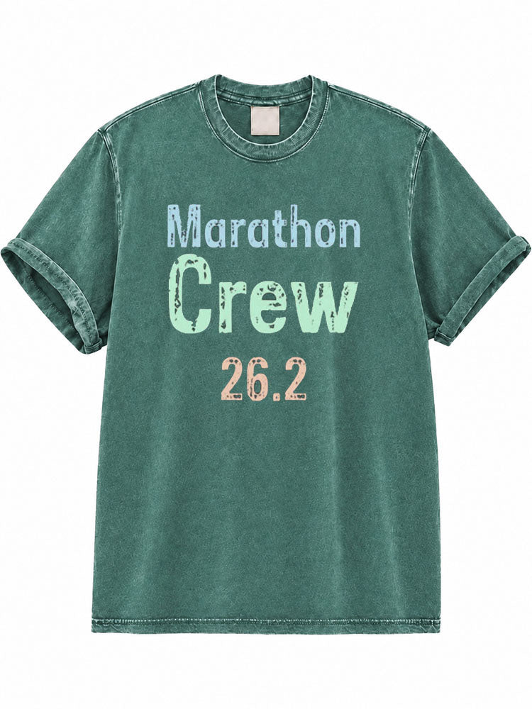 Marathon Crew 26.2 Washed T-Shirt