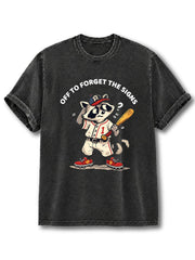 Off To Forget The Signs Washed T-Shirt