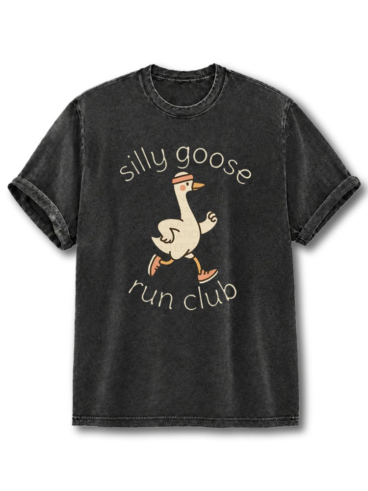Silly Goose Run Club Washed T-Shirt