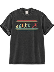 Retro Runner Evolution Washed T-Shirt