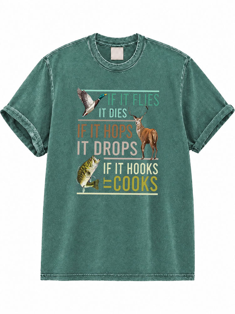 This Is My Deer Hunting Shirt Washed T-Shirt