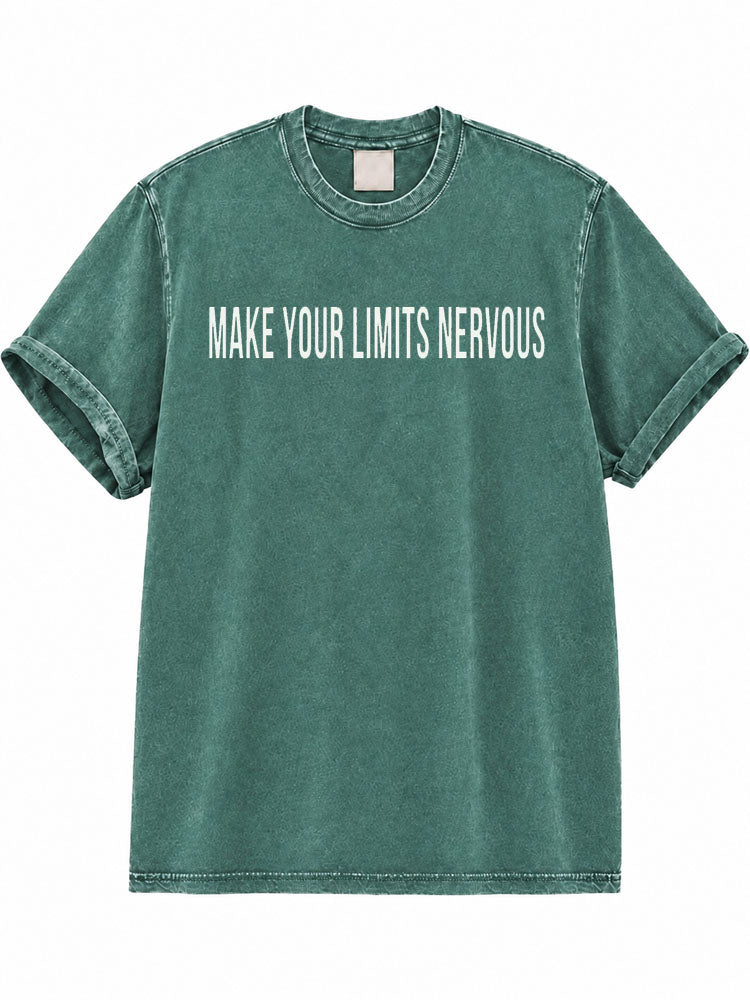 Make Your Limits Nervous Washed T-Shirt