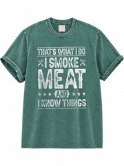 I Smoke Meat Washed T-Shirt