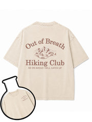 Out of Breath Hiking Club Washed T-Shirt