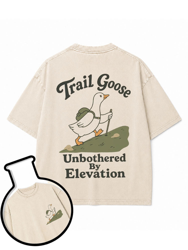 Trail Goose Unbothered By Elevation Washed T-Shirt