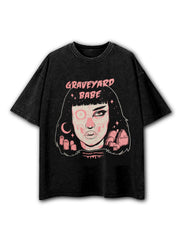 Graveyard Babe Washed T-Shirt