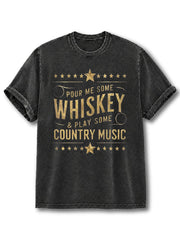 Play Some Country Music Washed T-Shirt