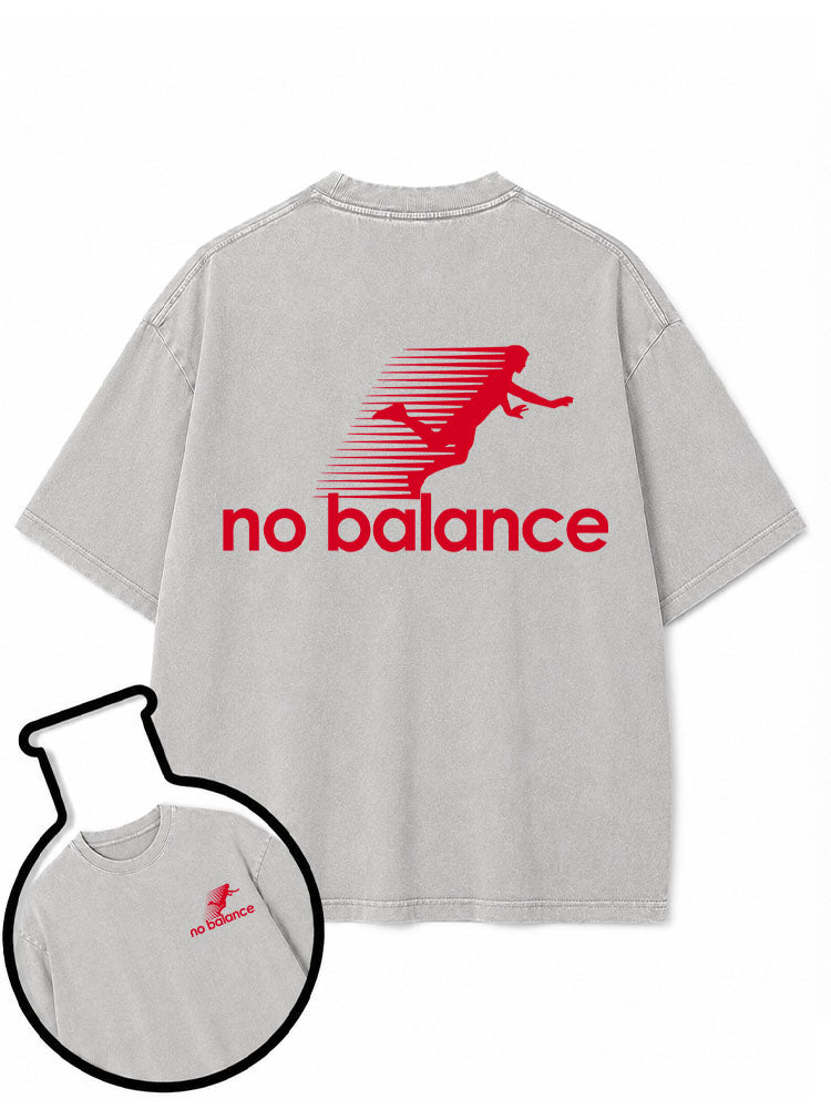 no balance Washed T-Shirt