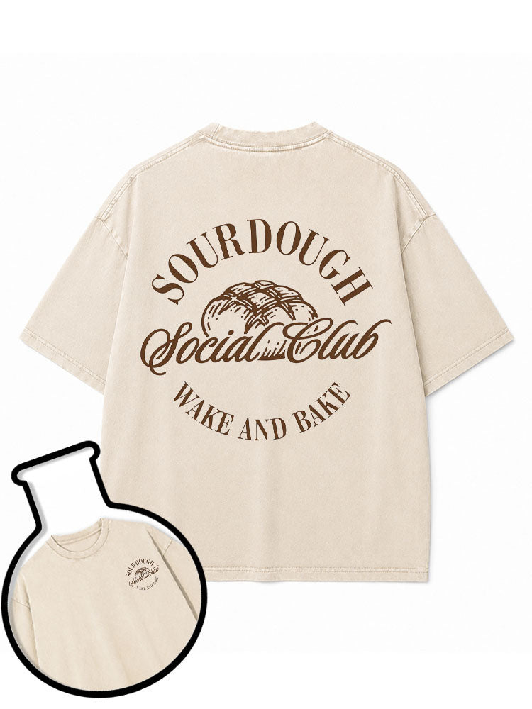 SOURDOUGH Social Club Washed T-Shirt