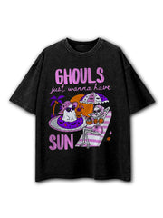 Ghouls Just Wanna Have Sun Washed T-Shirt