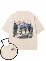 GHOSTS HIKING Washed T-Shirt