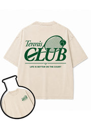 LIFE IS BETTER ON THE COURT Washed T-Shirt