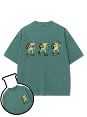 hiking frog Washed T-Shirt