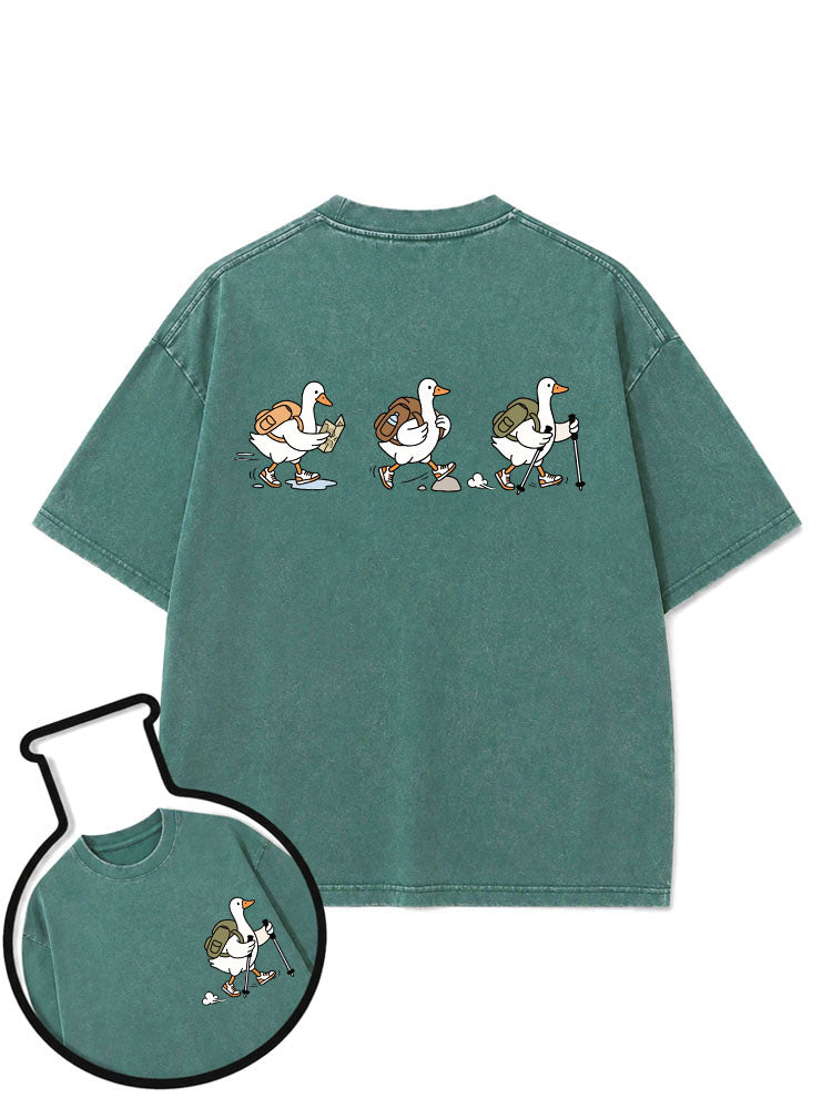 HIKING Goose Washed T-Shirt