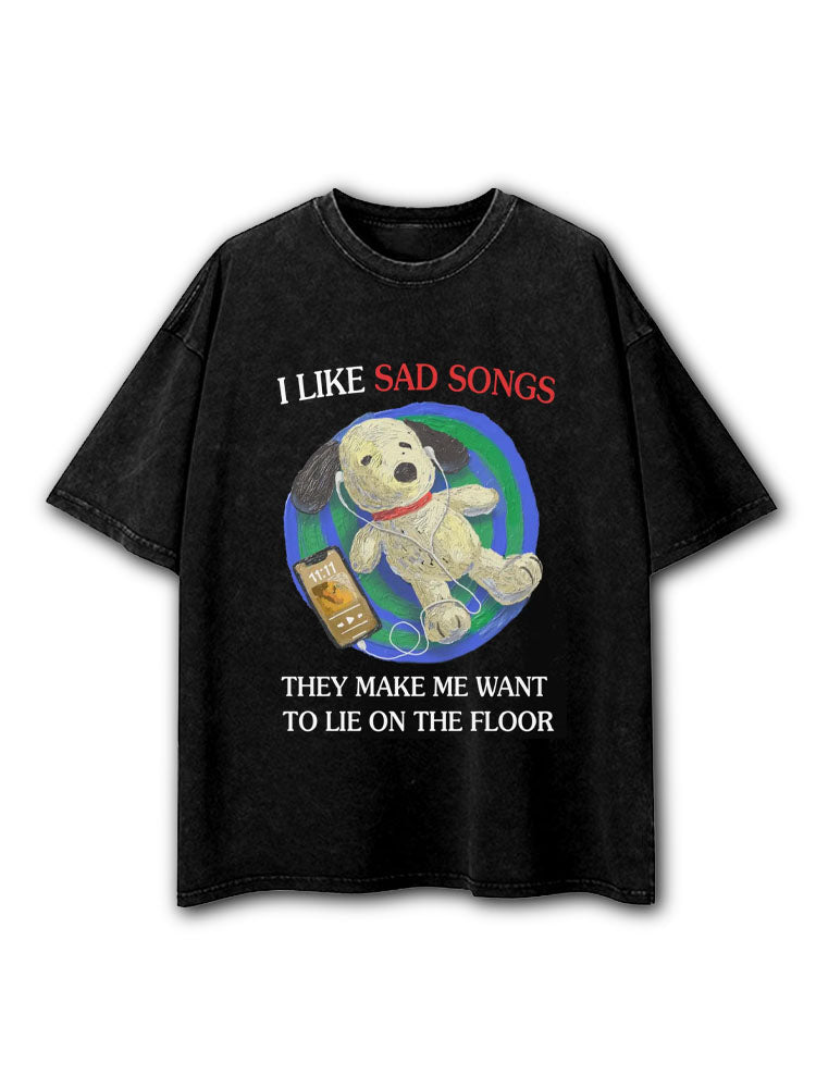 Sad Songs Washed T-Shirt