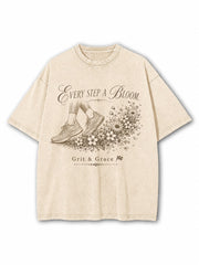 Every Step A Bloom Washed T-Shirt