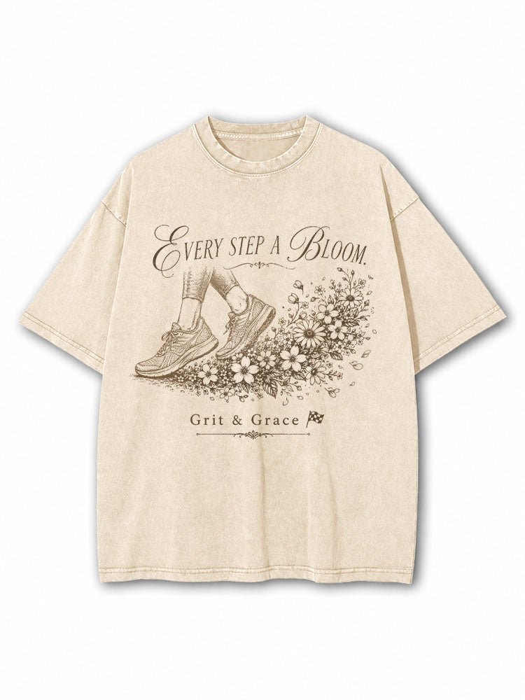 Every Step A Bloom Washed T-Shirt