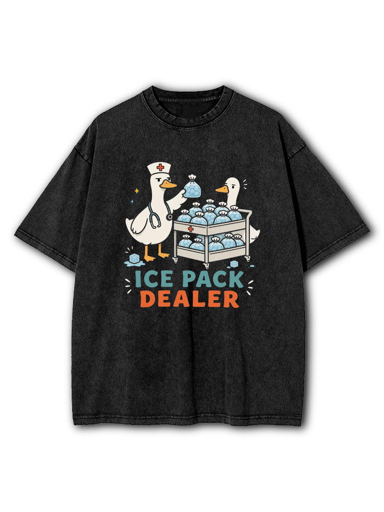 Ice Pack Dealer Washed T-Shirt