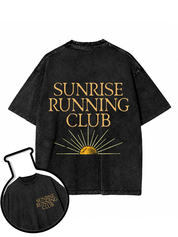 Sunrise Running Club Washed T-Shirt