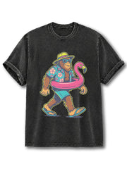 Bigfoot Vacation Washed T-Shirt