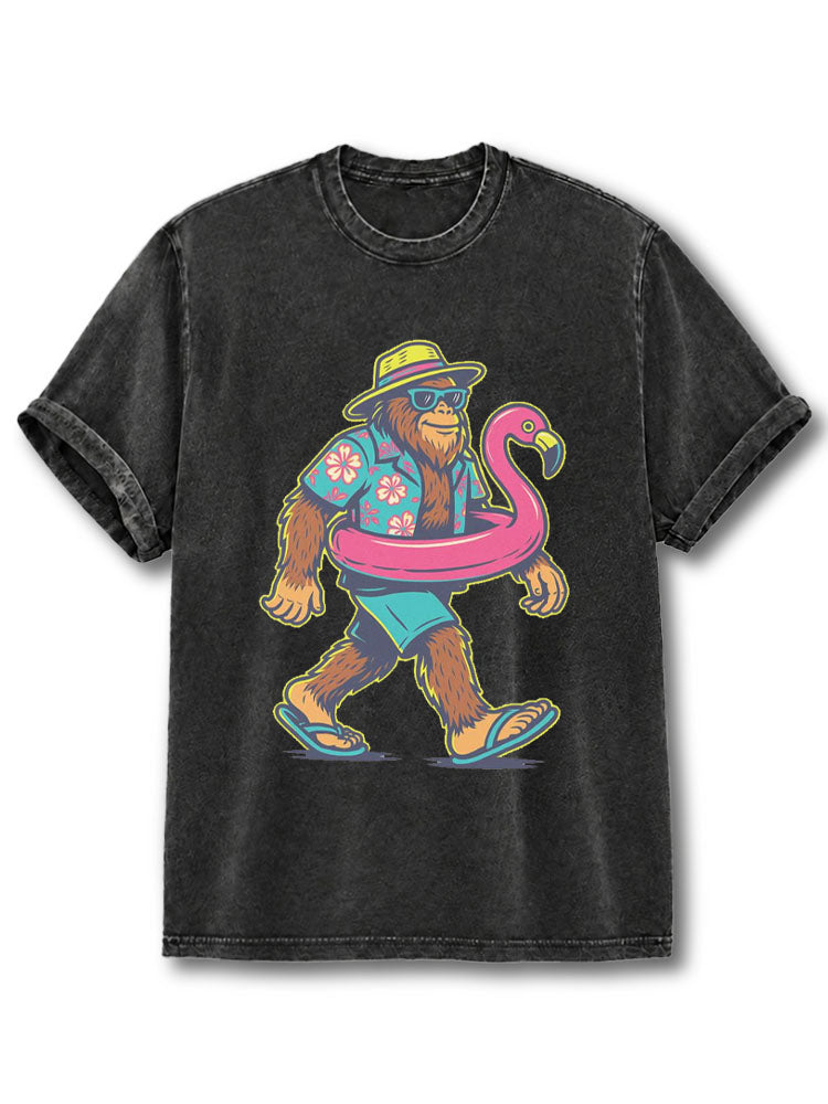 Bigfoot Vacation Washed T-Shirt
