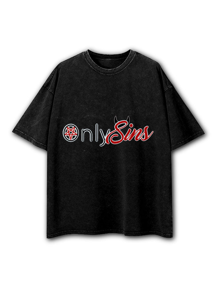 Only Sins Washed T-Shirt