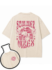 SUMMER VIBES Washed T-Shirt