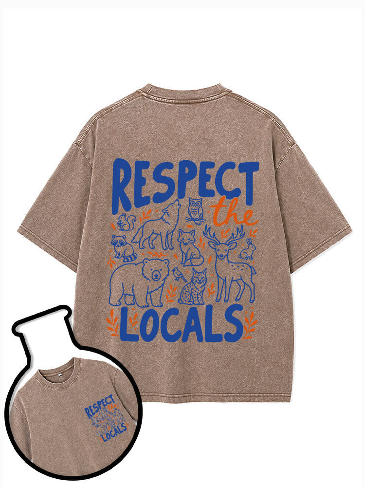 Respect The Locals Washed T-Shirt
