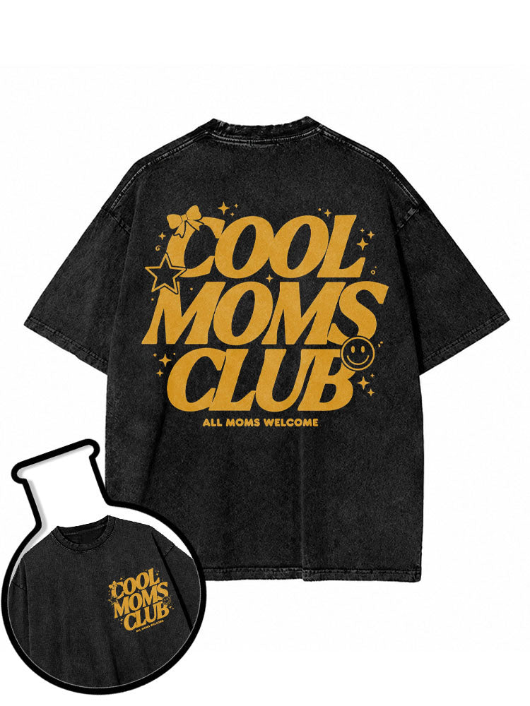 COOL MOMS CLUB Washed T-Shirt