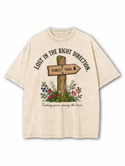 Lost In The Right Direction Washed T-Shirt