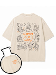 SPOOKY BISCUITS BAKERY Washed T-Shirt