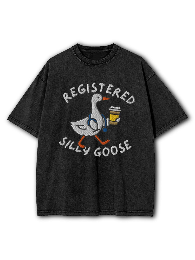 Goose Nurse Washed T-Shirt