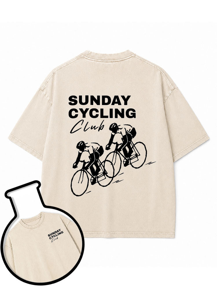 SUNDAY CYCLING Club Washed T-Shirt