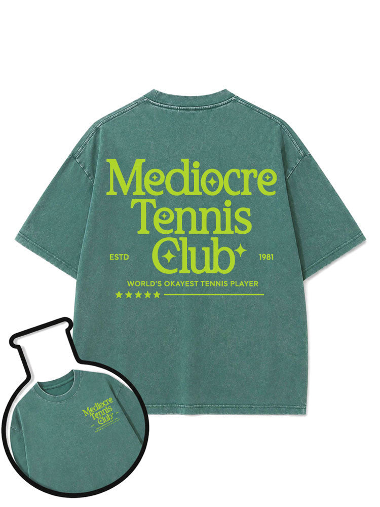 Mediocre Tennis Club Washed T-Shirt