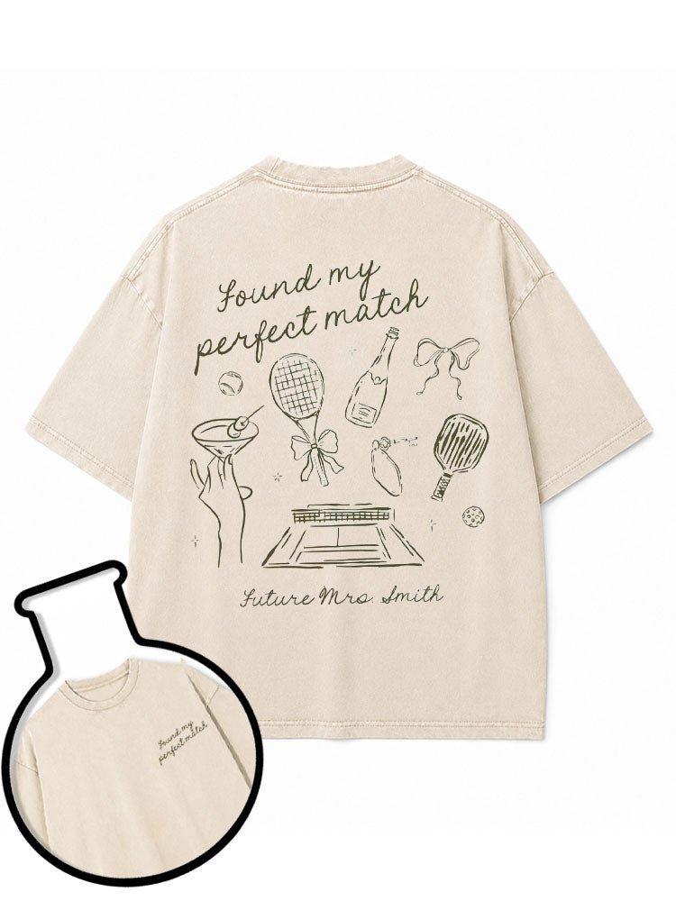 Found my perfect match Washed T-Shirt