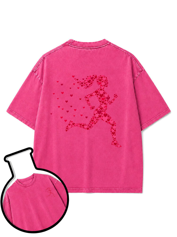 runner girl Washed T-Shirt
