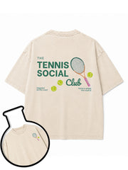 THE TENNIS SOCIAL Club Washed T-Shirt
