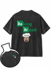 Baking Bread Washed T-Shirt