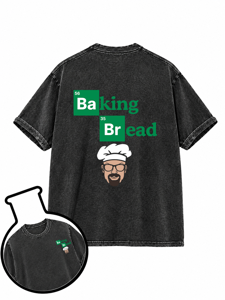 Baking Bread Washed T-Shirt