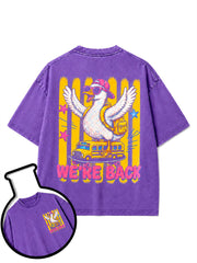 WE'RE BACK Washed T-Shirt