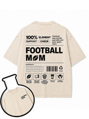FOOTBALL MOM Washed T-Shirt