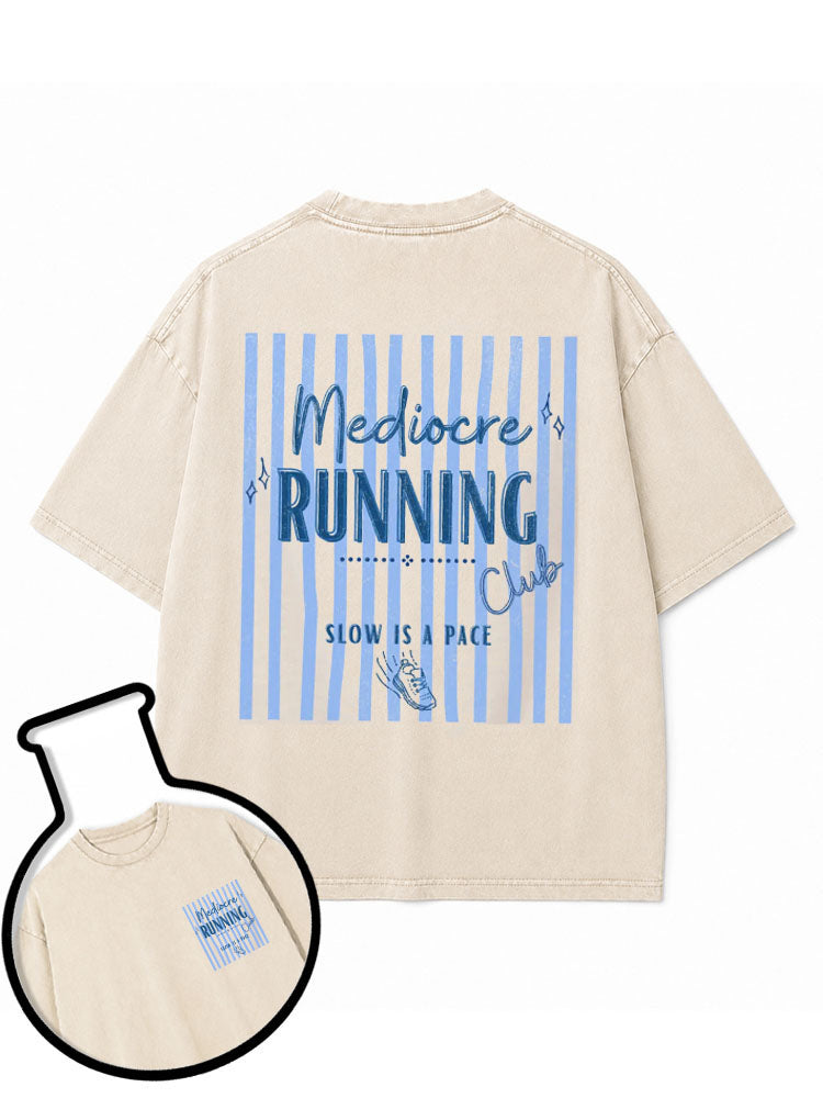 Mediocre Running Club Washed T-Shirt